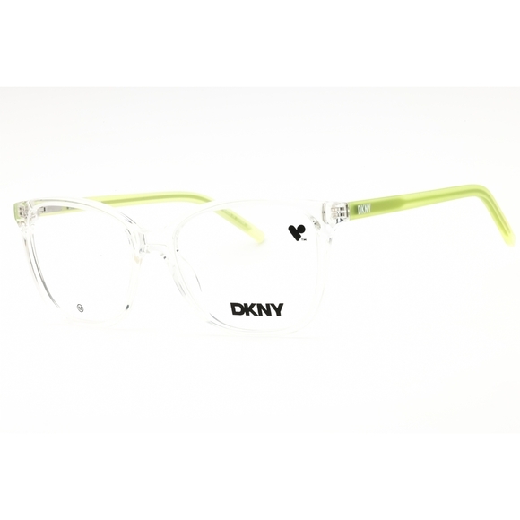NWT DKNY DK5052-000 53mm CRYSTAL CLEAR Eyeglasses